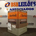 LOTE 292 - 01 LATA DE TINTA TEXTURATTO PREMIUM EFEITO RÚSTICO INTERIOR/EXTERIOR SUVINIL 25KG. (NO ESTADO) ATENÇÃO! FAZER A VISITAÇÃO ANTES DE ARREMATAR, NÃO SABEMOS SE FUNCIONA. LEILÃO NÃO TEM GARANTIA E NEM DEVOLUÇÃO, SUJEITO A POSSÍVEIS AVARIAS VISÍVEIS/OCULTAS E/OU AUSÊNCIA DE COMPONENTES.