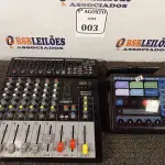 LOTE 003 - 01 MESA DE SOM MS602/VOICE LIVE TOUCH COM AVARIAS. (NO ESTADO) ATENÇÃO! FAZER A VISITAÇÃO ANTES DE ARREMATAR, NÃO SABEMOS SE FUNCIONA. LEILÃO NÃO TEM GARANTIA E NEM DEVOLUÇÃO, SUJEITO A POSSÍVEIS AVARIAS VISÍVEIS/OCULTAS E/OU AUSÊNCIA DE COMPONENTES.