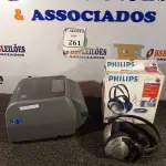 LOTE 261 - 01 IMPRESSORA TÉRMICA PC43T E 01 WIRELESS TRANSMISSION. (NO ESTADO) ATENÇÃO! FAZER A VISITAÇÃO ANTES DE ARREMATAR, NÃO SABEMOS SE FUNCIONA. LEILÃO NÃO TEM GARANTIA E NEM DEVOLUÇÃO, SUJEITO A POSSÍVEIS AVARIAS VISÍVEIS/OCULTAS E/OU AUSÊNCIA DE COMPONENTES.