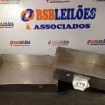 LOTE 279 - 02 BANDEJAS DE INOX. (NO ESTADO) ATENÇÃO! FAZER A VISITAÇÃO ANTES DE ARREMATAR, NÃO SABEMOS SE FUNCIONA. LEILÃO NÃO TEM GARANTIA E NEM DEVOLUÇÃO, SUJEITO A POSSÍVEIS AVARIAS VISÍVEIS/OCULTAS E/OU AUSÊNCIA DE COMPONENTES.