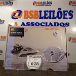 LOTE 028 - 01 PAR DE AUTO FALANTE MARINE MS9520. (NO ESTADO) ATENÇÃO! FAZER A VISITAÇÃO ANTES DE ARREMATAR, NÃO SABEMOS SE FUNCIONA. LEILÃO NÃO TEM GARANTIA E NEM DEVOLUÇÃO, SUJEITO A POSSÍVEIS AVARIAS VISÍVEIS/OCULTAS E/OU AUSÊNCIA DE COMPONENTES.