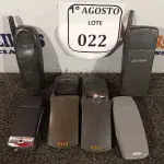 LOTE 022 - 06 APARELHOS CELULARES ANTIGOS. (NO ESTADO) ATENÇÃO! FAZER A VISITAÇÃO ANTES DE ARREMATAR, NÃO SABEMOS SE FUNCIONA. LEILÃO NÃO TEM GARANTIA E NEM DEVOLUÇÃO, SUJEITO A POSSÍVEIS AVARIAS VISÍVEIS/OCULTAS E/OU AUSÊNCIA DE COMPONENTES.