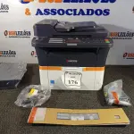 LOTE 176 - 01 IMPRESSORA KYOCERA FS/025 (NOVAS). (NO ESTADO) ATENÇÃO! FAZER A VISITAÇÃO ANTES DE ARREMATAR, NÃO SABEMOS SE FUNCIONA. LEILÃO NÃO TEM GARANTIA E NEM DEVOLUÇÃO, SUJEITO A POSSÍVEIS AVARIAS VISÍVEIS/OCULTAS E/OU AUSÊNCIA DE COMPONENTES.