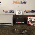 LOTE 215 - 02 SWITCHES, 01 DRONEP/HD’S E 01 APARELHO PARA TV COM CONTROLE. (NO ESTADO) ATENÇÃO! FAZER A VISITAÇÃO ANTES DE ARREMATAR, NÃO SABEMOS SE FUNCIONA. LEILÃO NÃO TEM GARANTIA E NEM DEVOLUÇÃO, SUJEITO A POSSÍVEIS AVARIAS VISÍVEIS/OCULTAS E/OU AUSÊNCIA DE COMPONENTES.