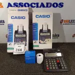 LOTE 244 - 02 CALCULADORAS COM IMPRESSORA HR-100TM-BK MARCAM CASSIO. (NO ESTADO) ATENÇÃO! FAZER A VISITAÇÃO ANTES DE ARREMATAR, NÃO SABEMOS SE FUNCIONA. LEILÃO NÃO TEM GARANTIA E NEM DEVOLUÇÃO, SUJEITO A POSSÍVEIS AVARIAS VISÍVEIS/OCULTAS E/OU AUSÊNCIA DE COMPONENTES.