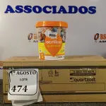 LOTE 474 - 06 REJUNTE ACRÍLICO DE 01KG CADA. (NO ESTADO) ATENÇÃO! FAZER A VISITAÇÃO ANTES DE ARREMATAR, NÃO SABEMOS SE FUNCIONA. LEILÃO NÃO TEM GARANTIA E NEM DEVOLUÇÃO, SUJEITO A POSSÍVEIS AVARIAS VISÍVEIS/OCULTAS E/OU AUSÊNCIA DE COMPONENTES.