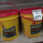 LOTE 499 - 02 BALDES DE SIKANOL ALVENARIA, ADITIVO PLASTIFICANTE PARA ARGAMASSA DE ASSENTAMENTO E REBOCO 18L. (NO ESTADO) ATENÇÃO! FAZER A VISITAÇÃO ANTES DE ARREMATAR, NÃO SABEMOS SE FUNCIONA. LEILÃO NÃO TEM GARANTIA E NEM DEVOLUÇÃO, SUJEITO A POSSÍVEIS AVARIAS VISÍVEIS/OCULTAS E/OU AUSÊNCIA DE COMPONENTES.