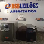 LOTE 339 - 02 NOBREAKS. (NO ESTADO) ATENÇÃO! FAZER A VISITAÇÃO ANTES DE ARREMATAR, NÃO SABEMOS SE FUNCIONA. LEILÃO NÃO TEM GARANTIA E NEM DEVOLUÇÃO, SUJEITO A POSSÍVEIS AVARIAS VISÍVEIS/OCULTAS E/OU AUSÊNCIA DE COMPONENTES.