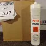 LOTE 337 - 12 SELANTES MULTIUSO DE POLIURETANO PU 40 CONTENDO 400MG CADA. (NO ESTADO) ATENÇÃO! FAZER A VISITAÇÃO ANTES DE ARREMATAR, NÃO SABEMOS SE FUNCIONA. LEILÃO NÃO TEM GARANTIA E NEM DEVOLUÇÃO, SUJEITO A POSSÍVEIS AVARIAS VISÍVEIS/OCULTAS E/OU AUSÊNCIA DE COMPONENTES.