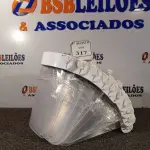 LOTE 317 - 10 MÁSCARAS DE PROTEÇÃO (NO ESTADO) ATENÇÃO! FAZER A VISITAÇÃO ANTES DE ARREMATAR, NÃO SABEMOS SE FUNCIONA. LEILÃO NÃO TEM GARANTIA E NEM DEVOLUÇÃO, SUJEITO A POSSÍVEIS AVARIAS VISÍVEIS/OCULTAS E/OU AUSÊNCIA DE COMPONENTES.