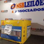 LOTE 481 - 01 CAIXA SIKA TOP 100 REVESTIMENTO IMPERMEABILIZANTE SEMI-FLEXIVEL 18KG. (NO ESTADO) ATENÇÃO! FAZER A VISITAÇÃO ANTES DE ARREMATAR, NÃO SABEMOS SE FUNCIONA. LEILÃO NÃO TEM GARANTIA E NEM DEVOLUÇÃO, SUJEITO A POSSÍVEIS AVARIAS VISÍVEIS/OCULTAS E/OU AUSÊNCIA DE COMPONENTES.