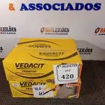 LOTE 420 - 02 CAIXAS DE VEDATOP ARGAMASSA POLIMÉRICA IMPERMEÁVEL 12KG. (NO ESTADO) ATENÇÃO! FAZER A VISITAÇÃO ANTES DE ARREMATAR, NÃO SABEMOS SE FUNCIONA. LEILÃO NÃO TEM GARANTIA E NEM DEVOLUÇÃO, SUJEITO A POSSÍVEIS AVARIAS VISÍVEIS/OCULTAS E/OU AUSÊNCIA DE COMPONENTES.