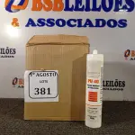 LOTE 381 - 12 SELANTES MULTIUSO DE POLIURETANO PU 40 CONTENDO 400MG CADA. (NO ESTADO) ATENÇÃO! FAZER A VISITAÇÃO ANTES DE ARREMATAR, NÃO SABEMOS SE FUNCIONA. LEILÃO NÃO TEM GARANTIA E NEM DEVOLUÇÃO, SUJEITO A POSSÍVEIS AVARIAS VISÍVEIS/OCULTAS E/OU AUSÊNCIA DE COMPONENTES.