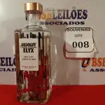 LOTE 008 - 01 GARRAFA DE VODKA ABSOLUT ELIX 1L. (NO ESTADO EM QUE SE ENCONTRA) ATENÇÃO! FAZER A VISITAÇÃO ANTES DE ARREMATAR, NÃO SABEMOS SE FUNCIONA. LEILÃO NÃO TEM GARANTIA E NEM DEVOLUÇÃO, SUJEITO A POSSÍVEIS AVARIAS VISÍVEIS/OCULTAS E/OU AUSÊNCIA DE COMPONENTES.  