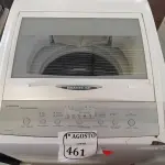 LOTE 461 - 01 MÁQUINA DE LAVAR ROUPAS BRASTEMP 6KG COM AVARIAS.  (NO ESTADO) ATENÇÃO! FAZER A VISITAÇÃO ANTES DE ARREMATAR, NÃO SABEMOS SE FUNCIONA. LEILÃO NÃO TEM GARANTIA E NEM DEVOLUÇÃO, SUJEITO A POSSÍVEIS AVARIAS VISÍVEIS/OCULTAS E/OU AUSÊNCIA DE COMPONENTES.