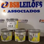 LOTE 353 - 04 BALDINHOS DE REJUNTE SUPERFINO PREMIUM QUARTZOLIT COM 2KG CADA. (NO ESTADO) ATENÇÃO! FAZER A VISITAÇÃO ANTES DE ARREMATAR, NÃO SABEMOS SE FUNCIONA. LEILÃO NÃO TEM GARANTIA E NEM DEVOLUÇÃO, SUJEITO A POSSÍVEIS AVARIAS VISÍVEIS/OCULTAS E/OU AUSÊNCIA DE COMPONENTES.