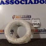 LOTE 290 - 01 ROLO DE CABO FLEXÍVEL 450/750VOLTS 1X2,50MM NA COR BRANCO. (NO ESTADO) ATENÇÃO! FAZER A VISITAÇÃO ANTES DE ARREMATAR, NÃO SABEMOS SE FUNCIONA. LEILÃO NÃO TEM GARANTIA E NEM DEVOLUÇÃO, SUJEITO A POSSÍVEIS AVARIAS VISÍVEIS/OCULTAS E/OU AUSÊNCIA DE COMPONENTES.