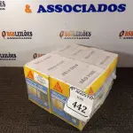 LOTE 442 - 04 CAIXA SIKA TOP 100 REVESTIMENTO IMPERMEABILIZANTE SEMI-FLEXIVEL 4KG. (NO ESTADO) ATENÇÃO! FAZER A VISITAÇÃO ANTES DE ARREMATAR, NÃO SABEMOS SE FUNCIONA. LEILÃO NÃO TEM GARANTIA E NEM DEVOLUÇÃO, SUJEITO A POSSÍVEIS AVARIAS VISÍVEIS/OCULTAS E/OU AUSÊNCIA DE COMPONENTES.