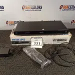 LOTE 331 - 01 APARELHO DE DVD BLURAY PHILIPS. (NO ESTADO) ATENÇÃO! FAZER A VISITAÇÃO ANTES DE ARREMATAR, NÃO SABEMOS SE FUNCIONA. LEILÃO NÃO TEM GARANTIA E NEM DEVOLUÇÃO, SUJEITO A POSSÍVEIS AVARIAS VISÍVEIS/OCULTAS E/OU AUSÊNCIA DE COMPONENTES.