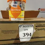 LOTE 394 - 06 REJUNTES ACRÍLICO NA COR BEGE DE 01KG CADA. (NO ESTADO) ATENÇÃO! FAZER A VISITAÇÃO ANTES DE ARREMATAR, NÃO SABEMOS SE FUNCIONA. LEILÃO NÃO TEM GARANTIA E NEM DEVOLUÇÃO, SUJEITO A POSSÍVEIS AVARIAS VISÍVEIS/OCULTAS E/OU AUSÊNCIA DE COMPONENTES.