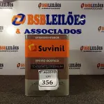 LOTE 356 - 01 LATA DE TINTA TEXTURATTO PREMIUM EFEITO RÚSTICO INTERIOR/EXTERIOR SUVINIL 25KG. (NO ESTADO) ATENÇÃO! FAZER A VISITAÇÃO ANTES DE ARREMATAR, NÃO SABEMOS SE FUNCIONA. LEILÃO NÃO TEM GARANTIA E NEM DEVOLUÇÃO, SUJEITO A POSSÍVEIS AVARIAS VISÍVEIS/OCULTAS E/OU AUSÊNCIA DE COMPONENTES.