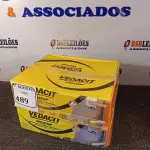 LOTE 489 - 02 CAIXAS DE VEDATOP ARGAMASSA POLIMÉRICA IMPERMEÁVEL 12KG. (NO ESTADO) ATENÇÃO! FAZER A VISITAÇÃO ANTES DE ARREMATAR, NÃO SABEMOS SE FUNCIONA. LEILÃO NÃO TEM GARANTIA E NEM DEVOLUÇÃO, SUJEITO A POSSÍVEIS AVARIAS VISÍVEIS/OCULTAS E/OU AUSÊNCIA DE COMPONENTES.