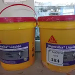 LOTE 384 - 02 BALDES IMPERSIKA LÍQUIDO. (NO ESTADO) ATENÇÃO! FAZER A VISITAÇÃO ANTES DE ARREMATAR, NÃO SABEMOS SE FUNCIONA. LEILÃO NÃO TEM GARANTIA E NEM DEVOLUÇÃO, SUJEITO A POSSÍVEIS AVARIAS VISÍVEIS/OCULTAS E/OU AUSÊNCIA DE COMPONENTES.