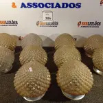 LOTE 306 - 10 GLOBOS EM VIDRO. (NO ESTADO) ATENÇÃO! FAZER A VISITAÇÃO ANTES DE ARREMATAR, NÃO SABEMOS SE FUNCIONA. LEILÃO NÃO TEM GARANTIA E NEM DEVOLUÇÃO, SUJEITO A POSSÍVEIS AVARIAS VISÍVEIS/OCULTAS E/OU AUSÊNCIA DE COMPONENTES.