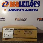 LOTE 429 - 06 REJUNTES ACRÍLICO NA COR CORDA DE 01KG CADA. (NO ESTADO) ATENÇÃO! FAZER A VISITAÇÃO ANTES DE ARREMATAR, NÃO SABEMOS SE FUNCIONA. LEILÃO NÃO TEM GARANTIA E NEM DEVOLUÇÃO, SUJEITO A POSSÍVEIS AVARIAS VISÍVEIS/OCULTAS E/OU AUSÊNCIA DE COMPONENTES.
