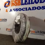 LOTE 190 - 01 ROLO DE CABO FLEXÍVEL 450/750VOLTS 1X10MM NA COR PRETA. (NO ESTADO) ATENÇÃO! FAZER A VISITAÇÃO ANTES DE ARREMATAR, NÃO SABEMOS SE FUNCIONA. LEILÃO NÃO TEM GARANTIA E NEM DEVOLUÇÃO, SUJEITO A POSSÍVEIS AVARIAS VISÍVEIS/OCULTAS E/OU AUSÊNCIA DE COMPONENTES.