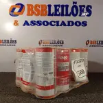 LOTE 508 - 12 LATAS DE 900ML CADA THINNER POLIÉSTER PU. (NO ESTADO) ATENÇÃO! FAZER A VISITAÇÃO ANTES DE ARREMATAR, NÃO SABEMOS SE FUNCIONA. LEILÃO NÃO TEM GARANTIA E NEM DEVOLUÇÃO, SUJEITO A POSSÍVEIS AVARIAS VISÍVEIS/OCULTAS E/OU AUSÊNCIA DE COMPONENTES.