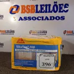 LOTE 396 - 01 CAIXA SIKA TOP 100 REVESTIMENTO IMPERMEABILIZANTE SEMI-FLEXIVEL 18KG. (NO ESTADO) ATENÇÃO! FAZER A VISITAÇÃO ANTES DE ARREMATAR, NÃO SABEMOS SE FUNCIONA. LEILÃO NÃO TEM GARANTIA E NEM DEVOLUÇÃO, SUJEITO A POSSÍVEIS AVARIAS VISÍVEIS/OCULTAS E/OU AUSÊNCIA DE COMPONENTES.