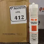 LOTE 412 - 12 SELANTES MULTIUSO DE POLIURETANO PU 40 CONTENDO 400MG CADA. (NO ESTADO) ATENÇÃO! FAZER A VISITAÇÃO ANTES DE ARREMATAR, NÃO SABEMOS SE FUNCIONA. LEILÃO NÃO TEM GARANTIA E NEM DEVOLUÇÃO, SUJEITO A POSSÍVEIS AVARIAS VISÍVEIS/OCULTAS E/OU AUSÊNCIA DE COMPONENTES.