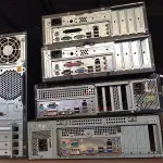 LOTE 485 - 05 CPUS COM AVARIAS. (NO ESTADO) ATENÇÃO! FAZER A VISITAÇÃO ANTES DE ARREMATAR, NÃO SABEMOS SE FUNCIONA. LEILÃO NÃO TEM GARANTIA E NEM DEVOLUÇÃO, SUJEITO A POSSÍVEIS AVARIAS VISÍVEIS/OCULTAS E/OU AUSÊNCIA DE COMPONENTES.