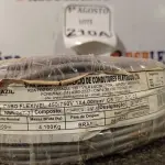 LOTE 210 - 01 ROLO DE CABO FLEXÍVEL 450/750VOLTS 1X4,00MM NA COR CINZA. (NO ESTADO) ATENÇÃO! FAZER A VISITAÇÃO ANTES DE ARREMATAR, NÃO SABEMOS SE FUNCIONA. LEILÃO NÃO TEM GARANTIA E NEM DEVOLUÇÃO, SUJEITO A POSSÍVEIS AVARIAS VISÍVEIS/OCULTAS E/OU AUSÊNCIA DE COMPONENTES.