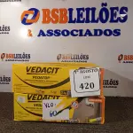 LOTE 420 - 02 CAIXAS DE VEDATOP ARGAMASSA POLIMÉRICA IMPERMEÁVEL 12KG. (NO ESTADO) ATENÇÃO! FAZER A VISITAÇÃO ANTES DE ARREMATAR, NÃO SABEMOS SE FUNCIONA. LEILÃO NÃO TEM GARANTIA E NEM DEVOLUÇÃO, SUJEITO A POSSÍVEIS AVARIAS VISÍVEIS/OCULTAS E/OU AUSÊNCIA DE COMPONENTES.