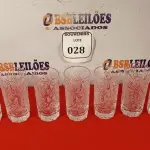 LOTE 028 - 01 BELÍSSIMO JOGO COM 08 COPOS DE WHISKY CRISTAL TCHECO. (NO ESTADO EM QUE SE ENCONTRA) ATENÇÃO! FAZER A VISITAÇÃO ANTES DE ARREMATAR, NÃO SABEMOS SE FUNCIONA. LEILÃO NÃO TEM GARANTIA E NEM DEVOLUÇÃO, SUJEITO A POSSÍVEIS AVARIAS VISÍVEIS/OCULTAS E/OU AUSÊNCIA DE COMPONENTES.  