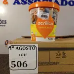 LOTE 506 - 06 REJUNTES ACRÍLICO NA COR CORDA DE 01KG CADA. (NO ESTADO) ATENÇÃO! FAZER A VISITAÇÃO ANTES DE ARREMATAR, NÃO SABEMOS SE FUNCIONA. LEILÃO NÃO TEM GARANTIA E NEM DEVOLUÇÃO, SUJEITO A POSSÍVEIS AVARIAS VISÍVEIS/OCULTAS E/OU AUSÊNCIA DE COMPONENTES.