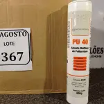 LOTE 367 - 12 SELANTES MULTIUSO DE POLIURETANO PU 40 CONTENDO 400MG CADA. (NO ESTADO) ATENÇÃO! FAZER A VISITAÇÃO ANTES DE ARREMATAR, NÃO SABEMOS SE FUNCIONA. LEILÃO NÃO TEM GARANTIA E NEM DEVOLUÇÃO, SUJEITO A POSSÍVEIS AVARIAS VISÍVEIS/OCULTAS E/OU AUSÊNCIA DE COMPONENTES.