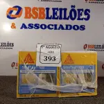 LOTE 393 - 04 CAIXA SIKA TOP 100 REVESTIMENTO IMPERMEABILIZANTE SEMI-FLEXIVEL 4KG. (NO ESTADO) ATENÇÃO! FAZER A VISITAÇÃO ANTES DE ARREMATAR, NÃO SABEMOS SE FUNCIONA. LEILÃO NÃO TEM GARANTIA E NEM DEVOLUÇÃO, SUJEITO A POSSÍVEIS AVARIAS VISÍVEIS/OCULTAS E/OU AUSÊNCIA DE COMPONENTES.