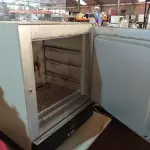LOTE 387 - 01 AUTOCLAVE FANEM. (NO ESTADO) ATENÇÃO! FAZER A VISITAÇÃO ANTES DE ARREMATAR, NÃO SABEMOS SE FUNCIONA. LEILÃO NÃO TEM GARANTIA E NEM DEVOLUÇÃO, SUJEITO A POSSÍVEIS AVARIAS VISÍVEIS/OCULTAS E/OU AUSÊNCIA DE COMPONENTES.