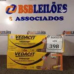 LOTE 398 - 02 CAIXAS DE VEDATOP ARGAMASSA POLIMÉRICA IMPERMEÁVEL 12KG. (NO ESTADO) ATENÇÃO! FAZER A VISITAÇÃO ANTES DE ARREMATAR, NÃO SABEMOS SE FUNCIONA. LEILÃO NÃO TEM GARANTIA E NEM DEVOLUÇÃO, SUJEITO A POSSÍVEIS AVARIAS VISÍVEIS/OCULTAS E/OU AUSÊNCIA DE COMPONENTES.