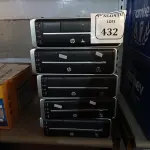 LOTE 432 - 05 CPUS COM AVARIAS. (NO ESTADO) ATENÇÃO! FAZER A VISITAÇÃO ANTES DE ARREMATAR, NÃO SABEMOS SE FUNCIONA. LEILÃO NÃO TEM GARANTIA E NEM DEVOLUÇÃO, SUJEITO A POSSÍVEIS AVARIAS VISÍVEIS/OCULTAS E/OU AUSÊNCIA DE COMPONENTES.