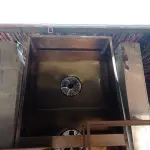 LOTE 531 - 01 COIFA INDUSTRIAL EM INOX MEDINDO APROXIMADAMENTE 3,00CM X 1,40CM COM EXAUSTOR E TUBULÃO.  (NO ESTADO) ATENÇÃO! FAZER A VISITAÇÃO ANTES DE ARREMATAR, NÃO SABEMOS SE FUNCIONA. LEILÃO NÃO TEM GARANTIA E NEM DEVOLUÇÃO, SUJEITO A POSSÍVEIS AVARIAS VISÍVEIS/OCULTAS E/OU AUSÊNCIA DE COMPONENTES.