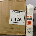 LOTE 426 - 12 SELANTES MULTIUSO DE POLIURETANO PU 40 CONTENDO 400MG CADA. (NO ESTADO) ATENÇÃO! FAZER A VISITAÇÃO ANTES DE ARREMATAR, NÃO SABEMOS SE FUNCIONA. LEILÃO NÃO TEM GARANTIA E NEM DEVOLUÇÃO, SUJEITO A POSSÍVEIS AVARIAS VISÍVEIS/OCULTAS E/OU AUSÊNCIA DE COMPONENTES.