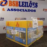 LOTE 393 - 04 CAIXA SIKA TOP 100 REVESTIMENTO IMPERMEABILIZANTE SEMI-FLEXIVEL 4KG. (NO ESTADO) ATENÇÃO! FAZER A VISITAÇÃO ANTES DE ARREMATAR, NÃO SABEMOS SE FUNCIONA. LEILÃO NÃO TEM GARANTIA E NEM DEVOLUÇÃO, SUJEITO A POSSÍVEIS AVARIAS VISÍVEIS/OCULTAS E/OU AUSÊNCIA DE COMPONENTES.