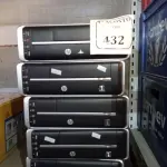 LOTE 432 - 05 CPUS COM AVARIAS. (NO ESTADO) ATENÇÃO! FAZER A VISITAÇÃO ANTES DE ARREMATAR, NÃO SABEMOS SE FUNCIONA. LEILÃO NÃO TEM GARANTIA E NEM DEVOLUÇÃO, SUJEITO A POSSÍVEIS AVARIAS VISÍVEIS/OCULTAS E/OU AUSÊNCIA DE COMPONENTES.