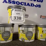 LOTE 338 - 04 BALDINHOS DE REJUNTE SUPERFINO PREMIUM QUARTZOLIT COM 2KG CADA. (NO ESTADO) ATENÇÃO! FAZER A VISITAÇÃO ANTES DE ARREMATAR, NÃO SABEMOS SE FUNCIONA. LEILÃO NÃO TEM GARANTIA E NEM DEVOLUÇÃO, SUJEITO A POSSÍVEIS AVARIAS VISÍVEIS/OCULTAS E/OU AUSÊNCIA DE COMPONENTES.