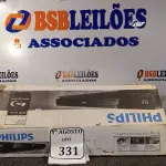 LOTE 331 - 01 APARELHO DE DVD BLURAY PHILIPS. (NO ESTADO) ATENÇÃO! FAZER A VISITAÇÃO ANTES DE ARREMATAR, NÃO SABEMOS SE FUNCIONA. LEILÃO NÃO TEM GARANTIA E NEM DEVOLUÇÃO, SUJEITO A POSSÍVEIS AVARIAS VISÍVEIS/OCULTAS E/OU AUSÊNCIA DE COMPONENTES.
