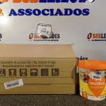 LOTE 382 - 06 REJUNTE ACRÍLICO NA COR CORDA DE 01KG CADA. (NO ESTADO) ATENÇÃO! FAZER A VISITAÇÃO ANTES DE ARREMATAR, NÃO SABEMOS SE FUNCIONA. LEILÃO NÃO TEM GARANTIA E NEM DEVOLUÇÃO, SUJEITO A POSSÍVEIS AVARIAS VISÍVEIS/OCULTAS E/OU AUSÊNCIA DE COMPONENTES.